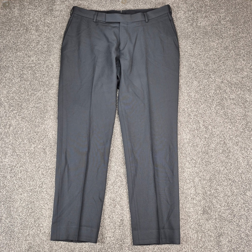 Suitsupply‎ Dress Pants Mens 36x30 Black  Lanificio Rogna Italian Wool
